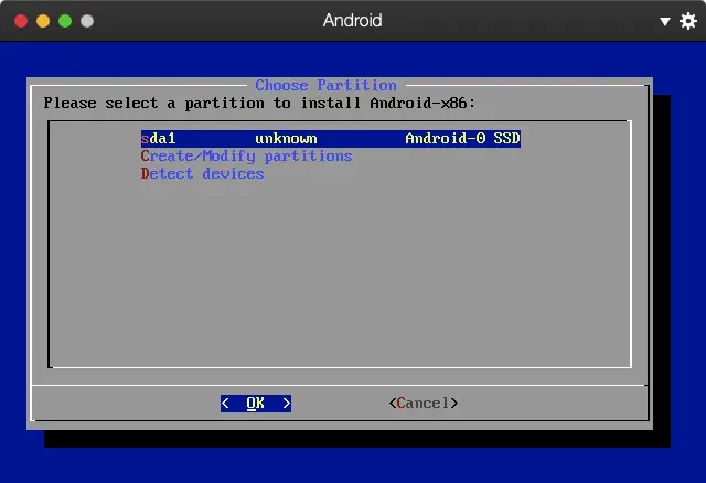 选用第一个没格式化的，回车