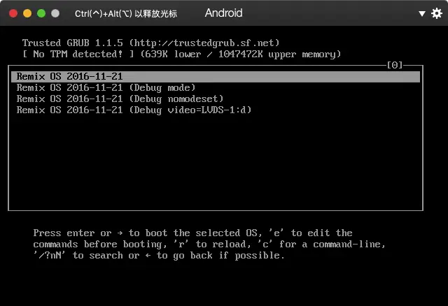 可以回车实验性进系统，如果没有开机LOGO往下看