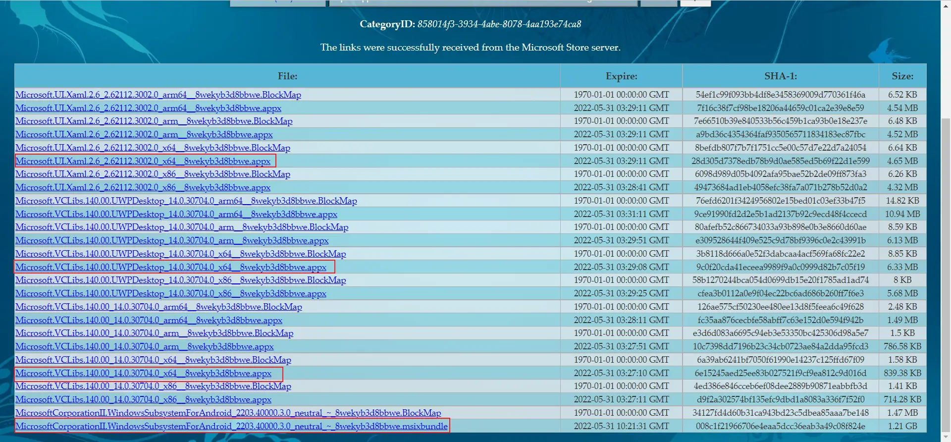 你需要下载对应中央处理器架构的安装文件，如 x86_64 下载所示标红的部分